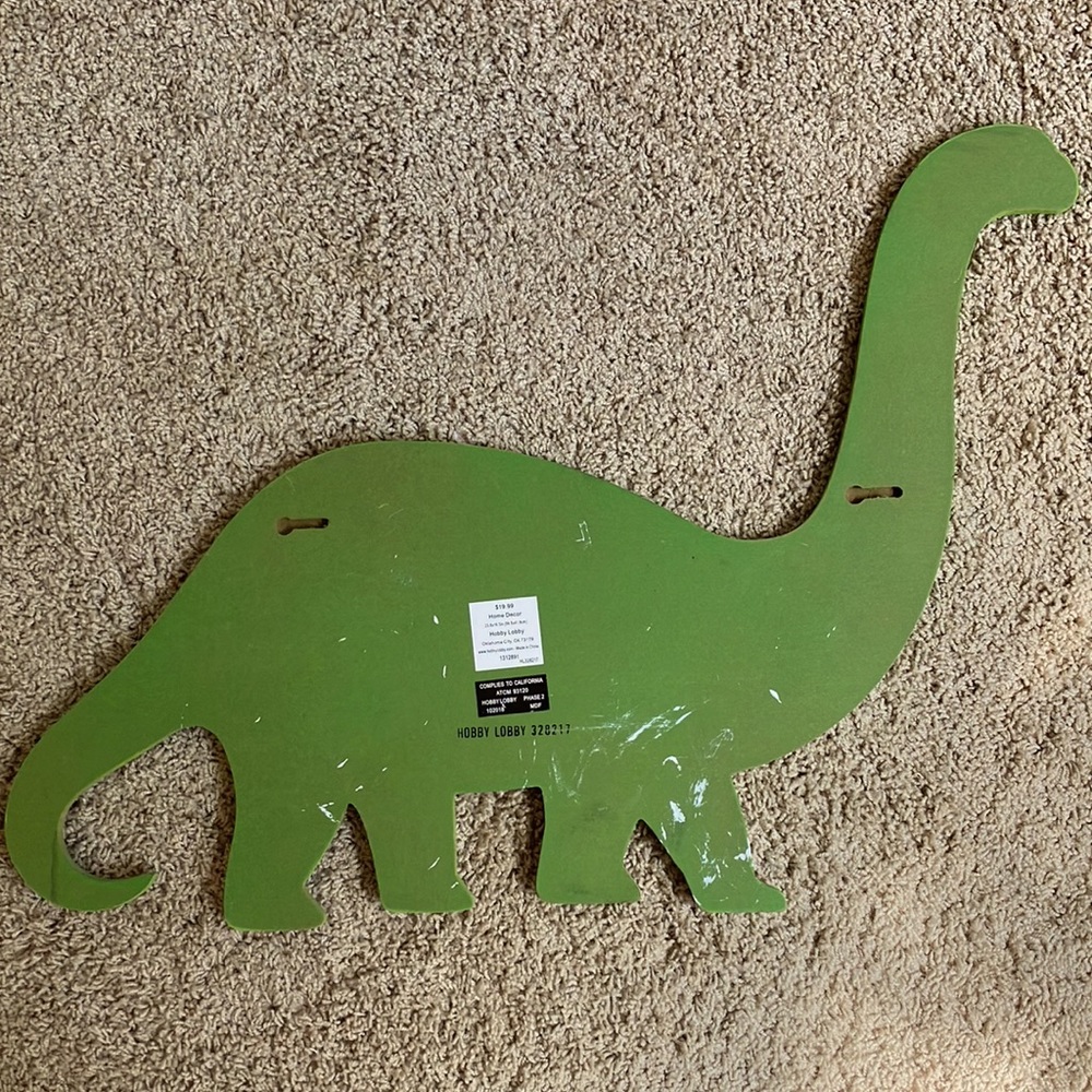 Dinosaur David Sign - Picture 2 of 2